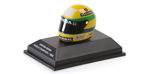 Helmet World Champion 1990 A. Senna - 1:8