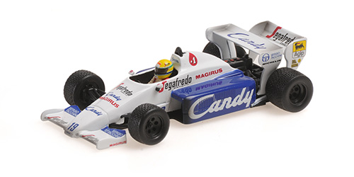 Toleman Hart TG184 Dirty version 2nd Place Monaco GP 1984 A. Senna - 1:43