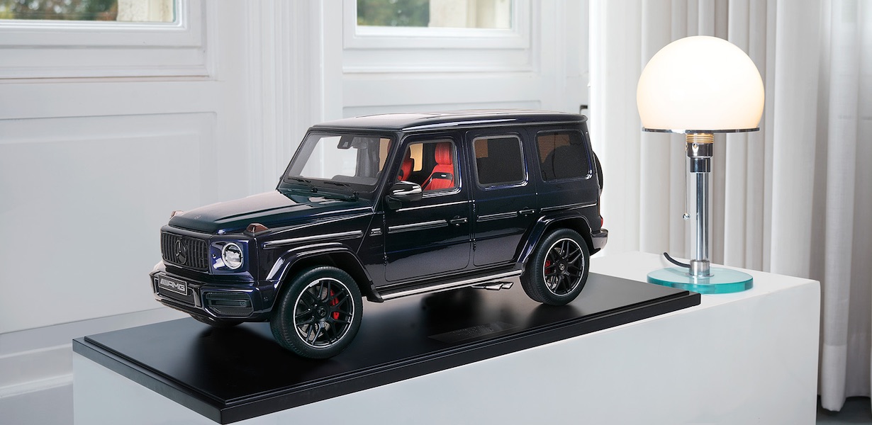 Mercedes-Benz G63 AMG 2018 Mystic Blue - 1:8