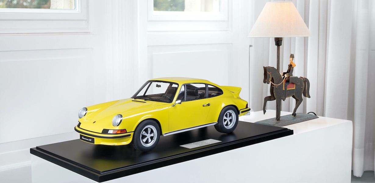 Porsche 911 Carrera RS 2.7 Touring 1972 Yellow - 1:8