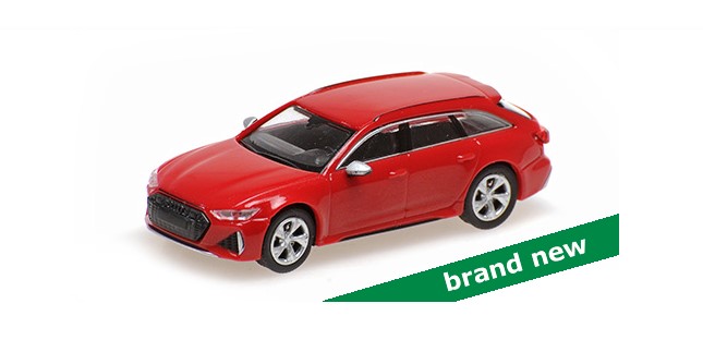 Audi RS6 Avant 2019 Rood Metallic - 1:87