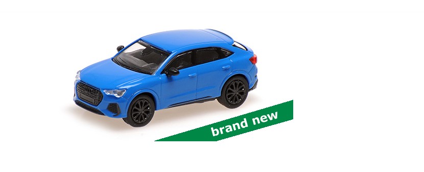 Audi Q3 Sportback 2019 Blauw - 1:87