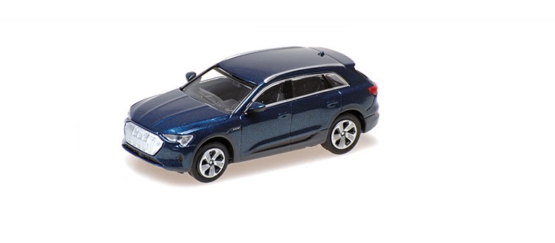 Audi E-tron 2020 Donkerblauw Metallic - 1:87