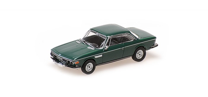 BMW 2800 CS 1968 Donkergroen - 1:87