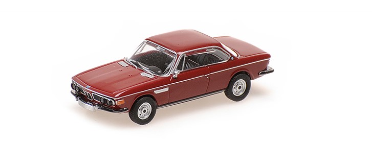 BMW 3.0 CSI 1971 Donkerrood Metallic - 1:87