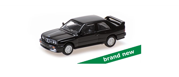 BMW M3 (E30) 1986 Zwart - 1:87