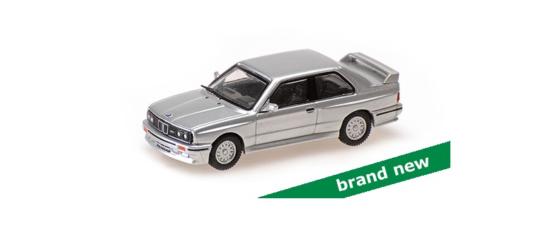 BMW M3 (E30) 1986 Zilver - 1:87