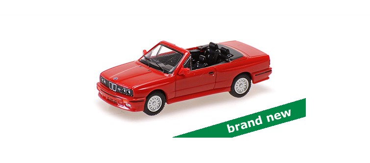 BMW M3 (E30) Cabriolet 1988 Rood - 1:87