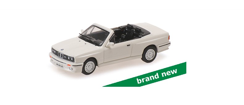 BMW M3 (E30) Cabriolet 1988 Wit - 1:87