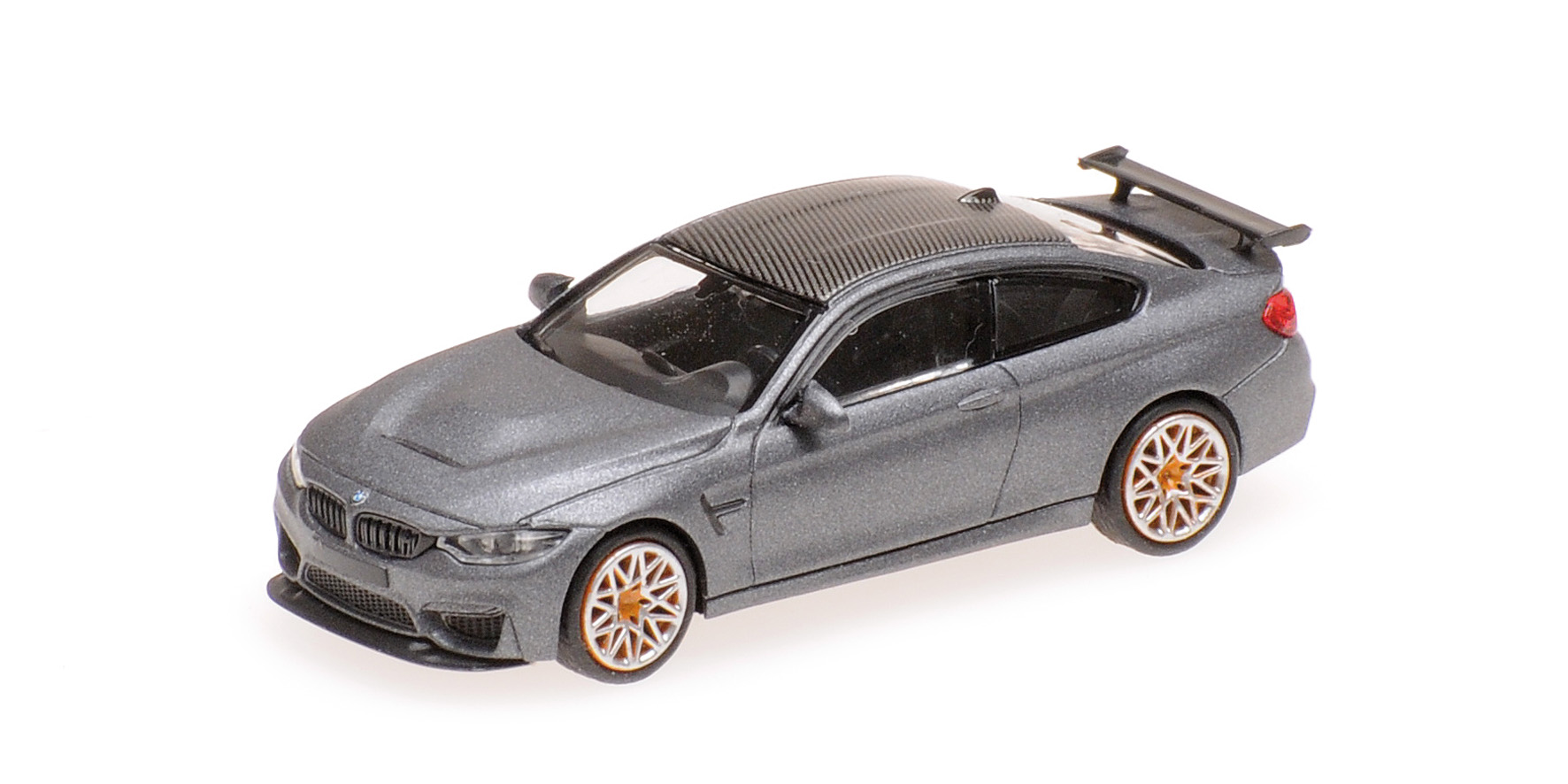 BMW M4 GTS 2016 Mat Grijs met Oranje wielen