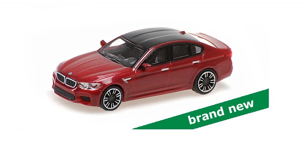 BMW M5 2018 Rood Metallic - 1:87