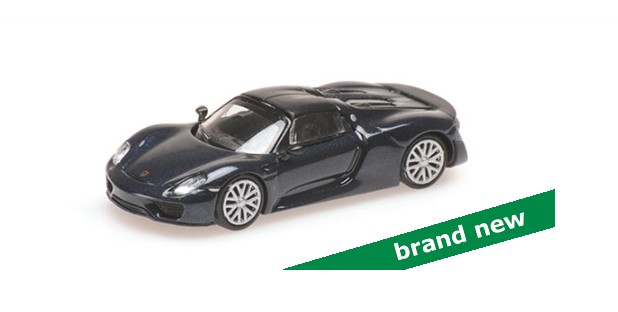 Porsche 918 Spyder 2015 Blauw - 1:87