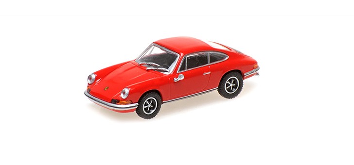 Porsche 911 T 1972 Rood - 1:87