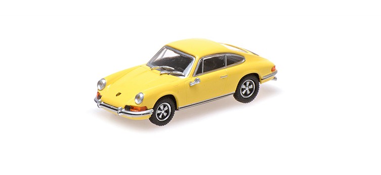 Porsche 911 T 1972 Geel - 1:87