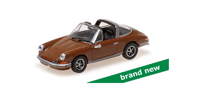 Porsche 911 Targa 1972 Bruin Metallic - 1:87