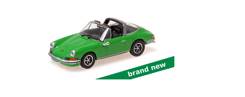 Porsche 911 Targa 1972 Groen - 1:87