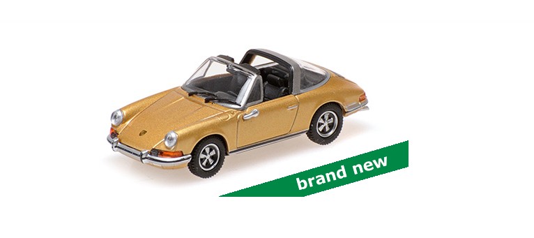 Porsche 911 Targa 1972 Goud - 1:87