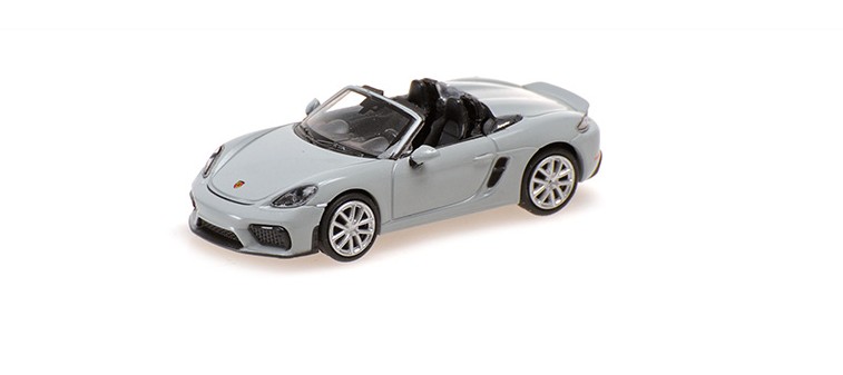 Porsche 718 (981) Spyder 2019 Grijs - 1:87