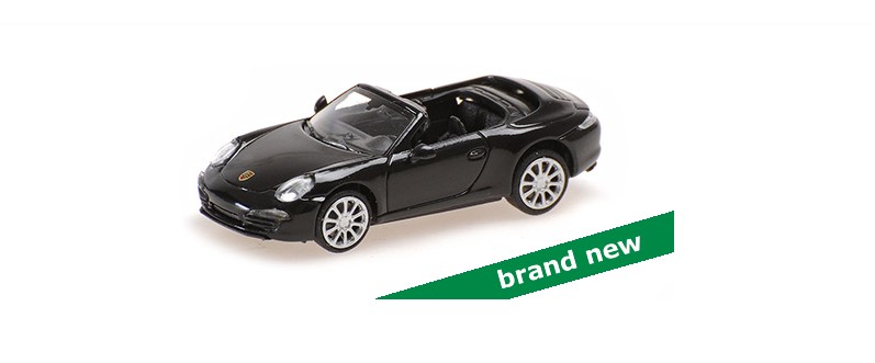 Porsche 911 (991) Cabriolet 2013 Zwart - 1:87