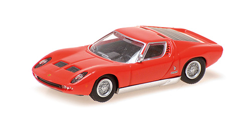 Lamborghini Miura 1966 Rood - 1:87