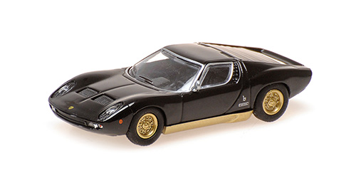 Lamborghini Miura 1966 Zwart - 1:87