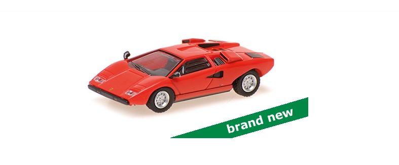 Lamborghini Countach LP400 1974 Rood - 1:87