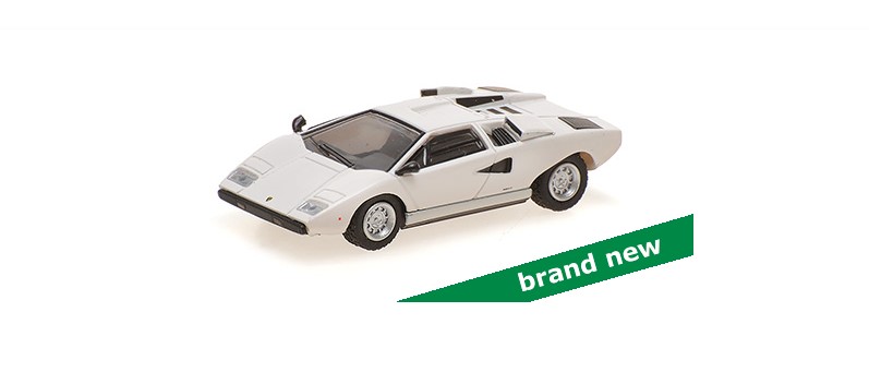 Lamborghini Countach LP400 1974 White - 1:87