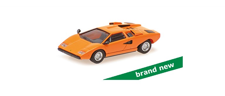 Lamborghini Countach LP400 1974 Orange - 1:87
