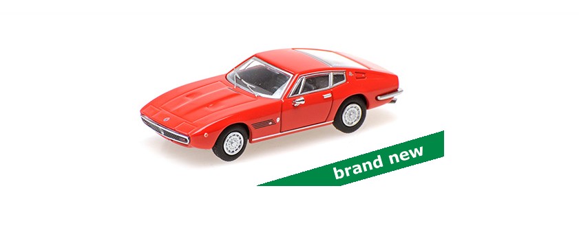 Maserati Ghibli Coupe 1969 Red - 1:87