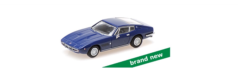 Maserati Ghibli Coupe 1969 Dark Blue - 1:87