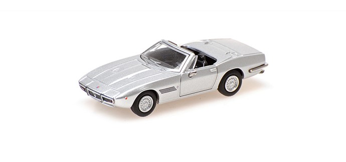 Maserati Ghibli Spyder 1969 Zilver - 1:87