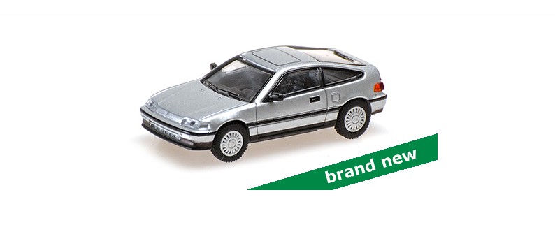 Honda CRX Mk.2 1987 Silver - 1:87