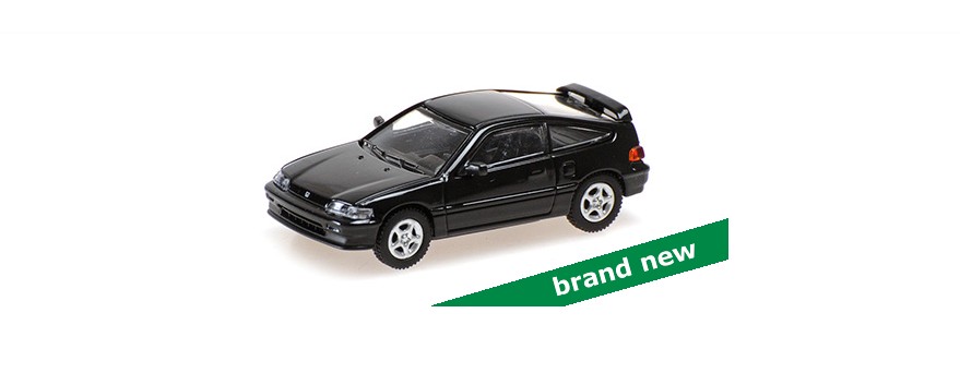 Honda CRX Mk.2 1987 Black - 1:87
