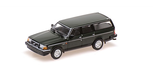 Volvo 240 GL Break 1986 Donkergroen - 1:87