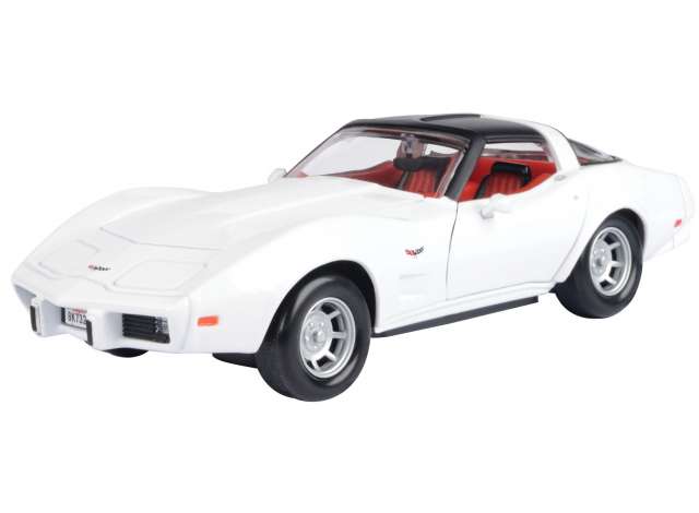 Chevrolet Corvette 1979 Wit - 1:24