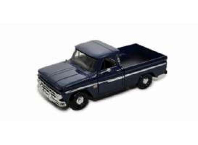 Chevrolet C10 Fleetside 1966 Blauw - 1:24