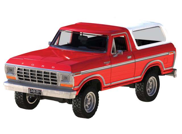 Ford Bronco Hard Top 1978 Rood - 1:24