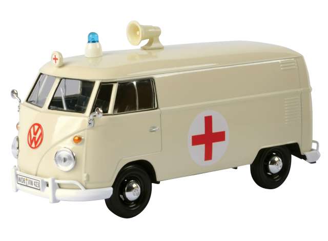 Volkswagen T1 Delivery Van Red Cross Ambulance