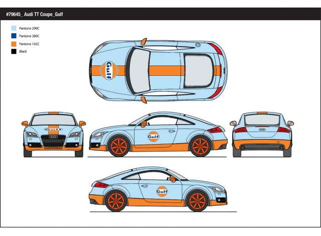 Audi TT 2015 - Gulf colours