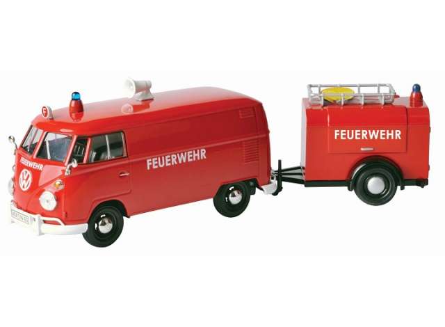 Volkswagen T2 Feuerwehr Set - 1:24