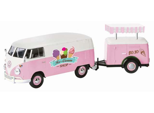 Volkswagen T2 Ice Cream Set - 1:24