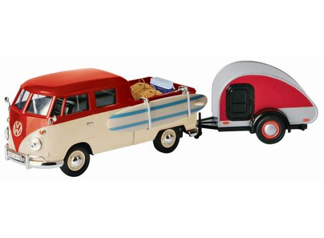 Volkswagen T2 Week at the Beach Set - 1:24