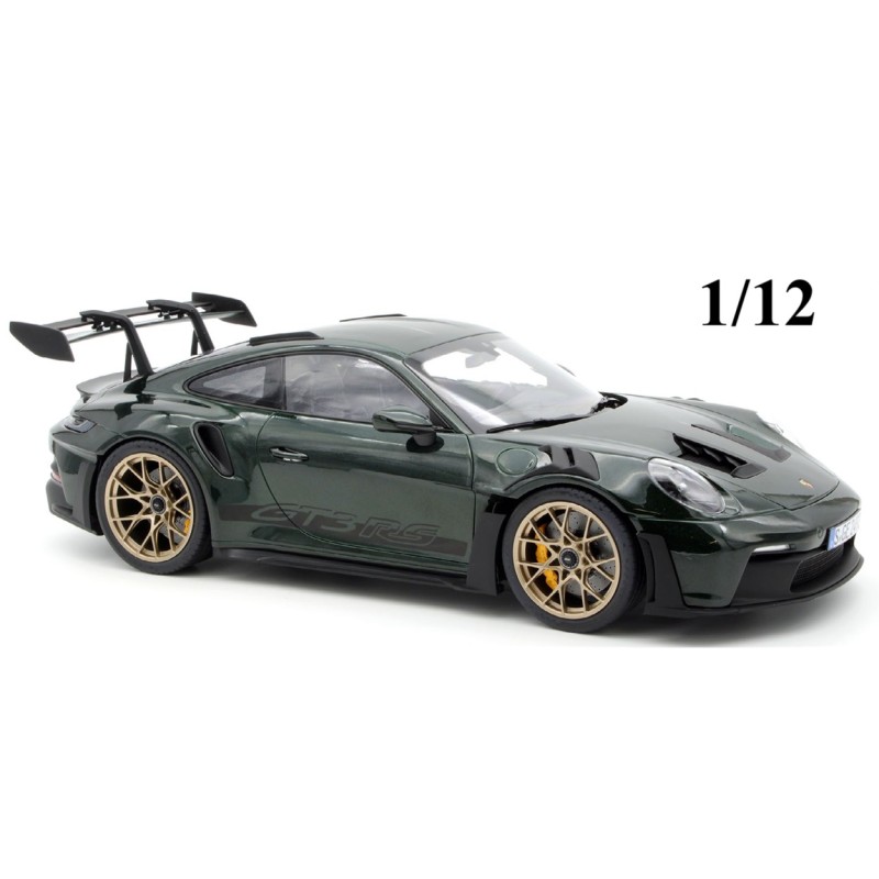 Porsche 911 (992) GT3 RS 2022 Jetgreen Metallic - 1:12