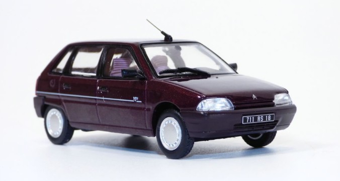 Citroen AX Ten 1992 Opera Red - 1:43