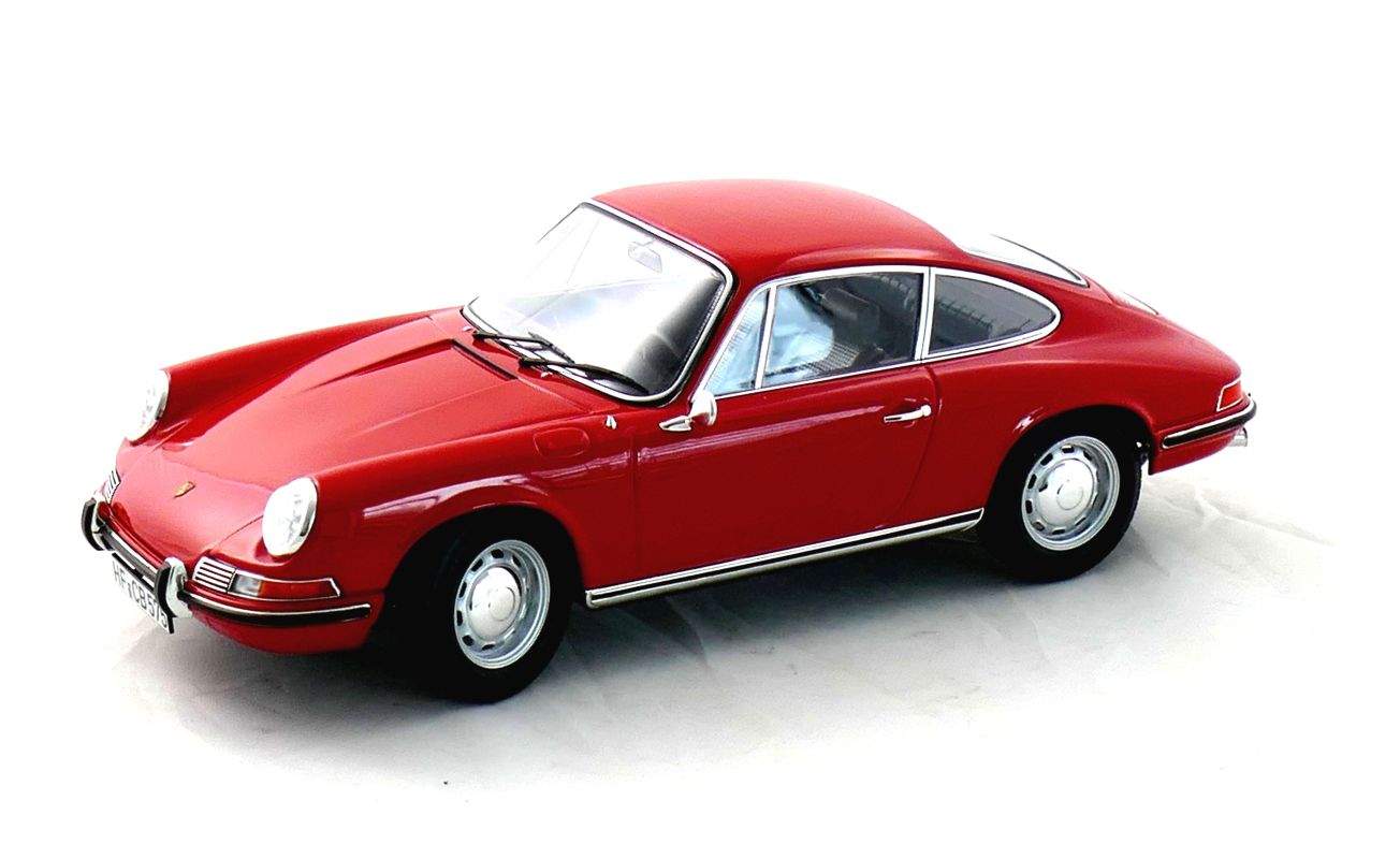 Porsche 911 L Coupe 1968 Polo Rood Limited Edition - 1:18