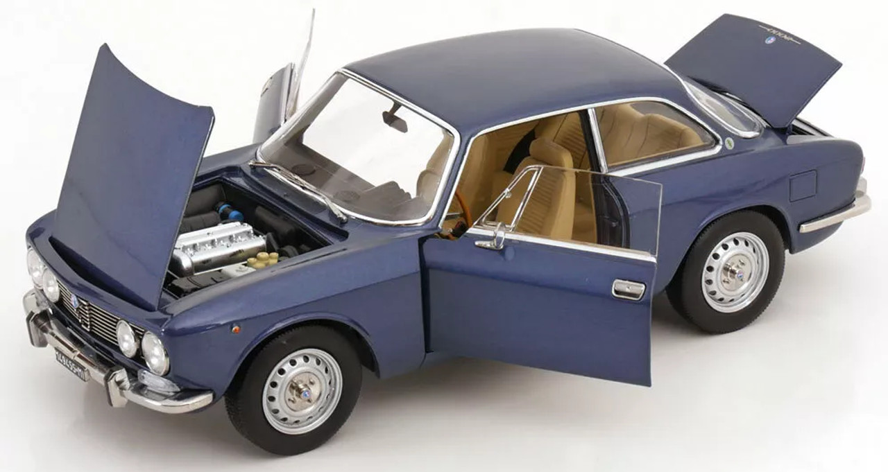 Alfa Romeo 2000 GTV 1973 Blauw Metallic Limited Edition - 1:18