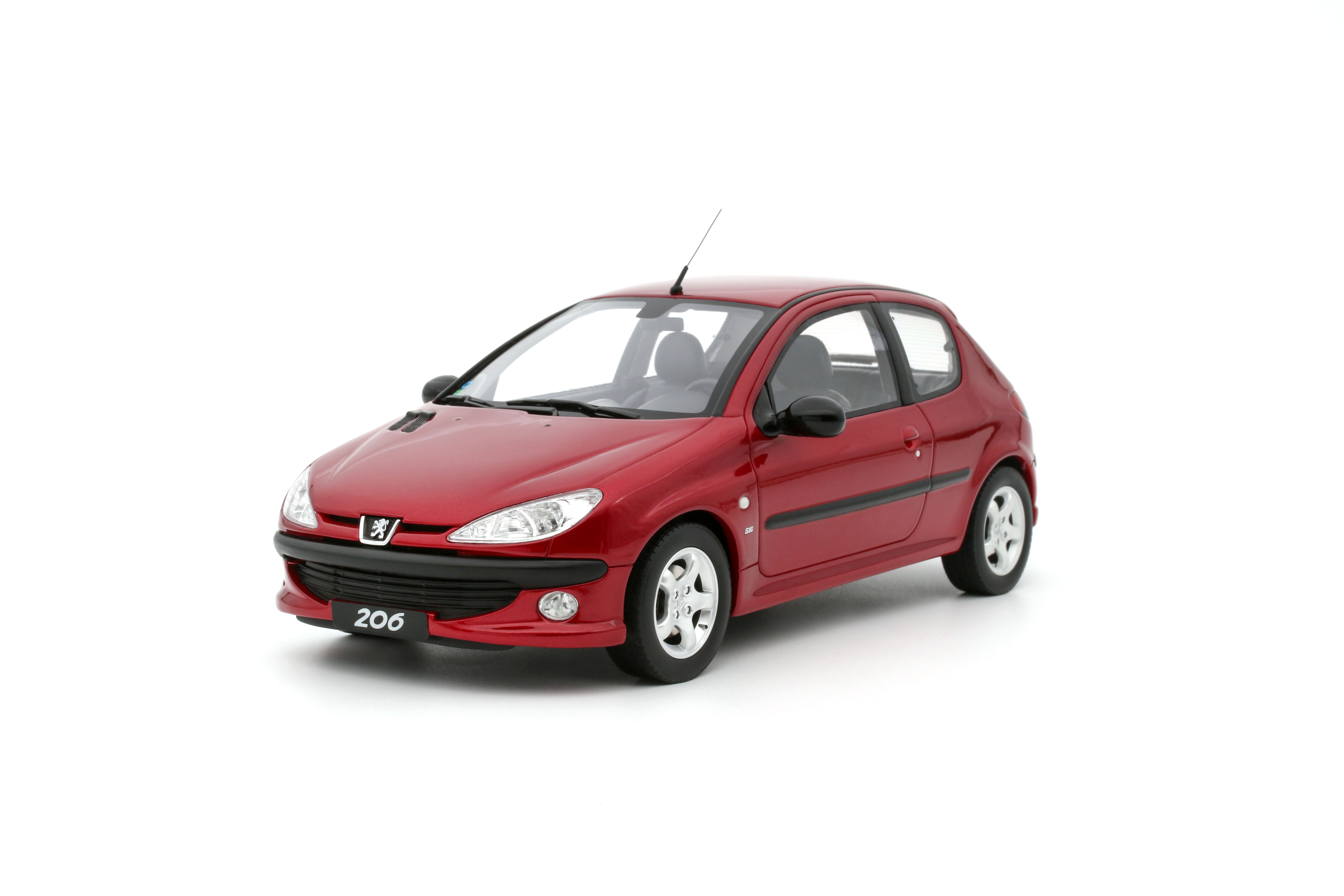 Peugeot 206 S16 1999 Rood - 1:18