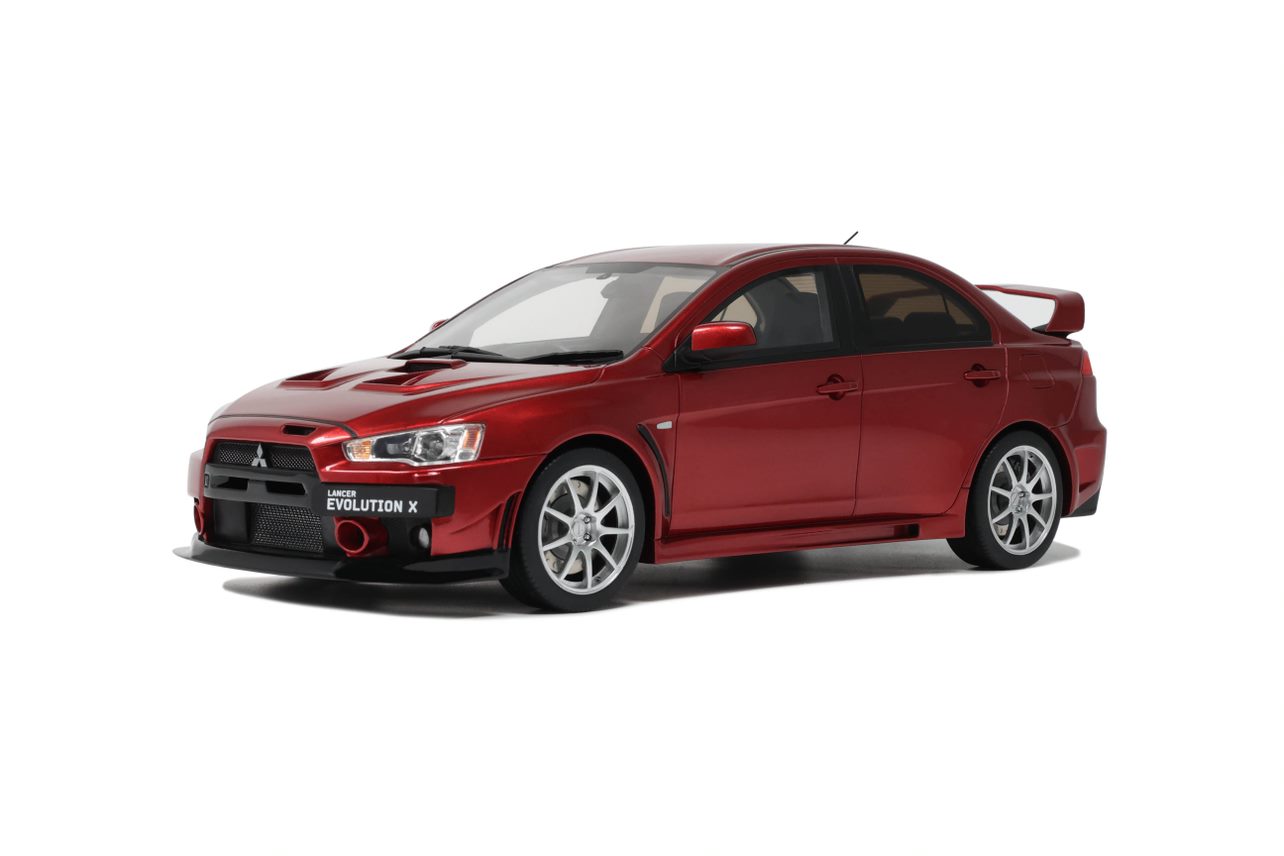 Mitsubishi Lancer Evo X FQ400 2012 Rood - 1:18