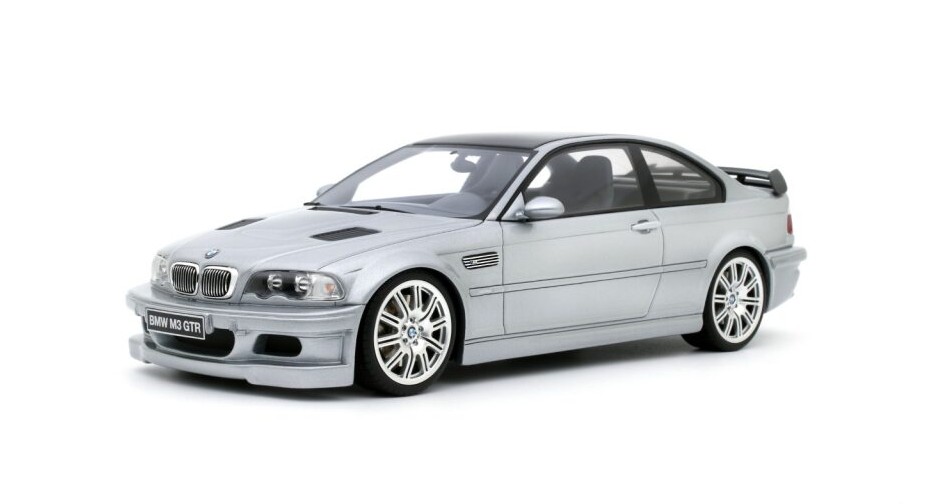 BMW M3 (E46) GTR Street 2001 Titan Silver Metallic - 1:18
