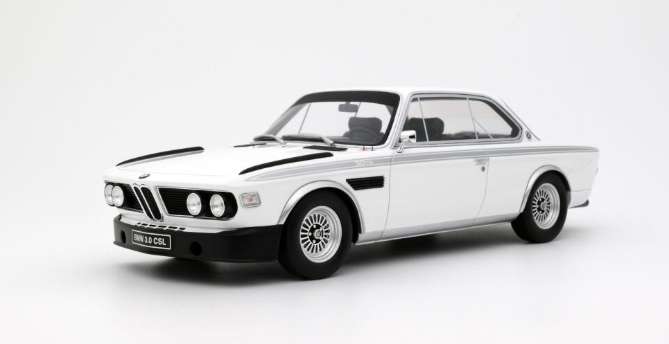 BMW 3.0 CSL 1972 Chamonix White - 1:18